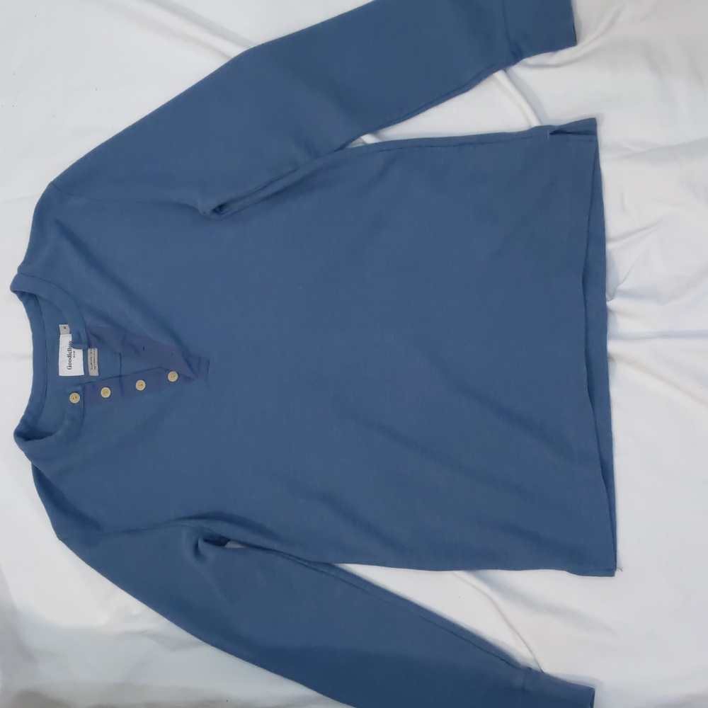 Goodfellow & Co. Thick Blue Henley